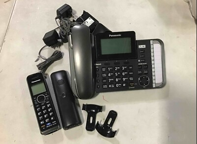 #ad Panasonic KX TG9582B 2 Line Corded Cordless Telephone System $99.00