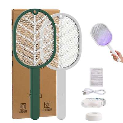 #ad Fly Swatter Mosquito Electric Pest Control Racket Swatter Handheld USB Power $12.45