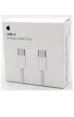 #ad Apple USB C Charge Cable 1M ‎3 FT Woven Braided MQKJ3AM A Original In Retail Box $10.95
