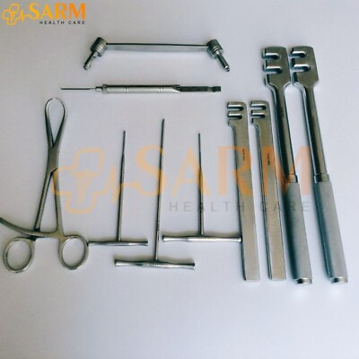 #ad 10pcs Set Of Orthopedic Instrument Forceps drill Guide bender Tap Instruments $130.00