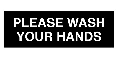#ad Basic Please Wash Your Hands Sign $8.54