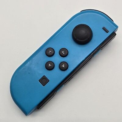 #ad Official Nintendo Switch Left Joy Con Controller Neon Blue Genuine OEM $29.95