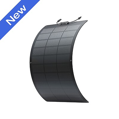 #ad ECOFLOW 100W Outdoor IP68 Flexible Solar Panel High Efficiency Roof Solar Module $139.73