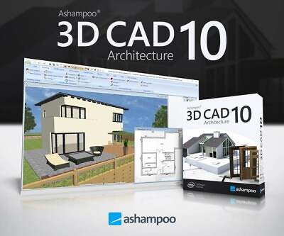#ad Ashampoo 3­D CAD Architecture 10⁠ 3D house planner DVD $51.50