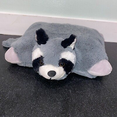 #ad Raccoon Pillow Pals Plush Stuffed Animal Great Condition $12.99