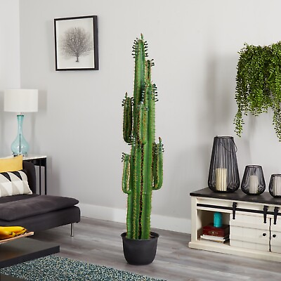#ad 6.5ft Giant Cactus Succulent Artificial Plant Home Decor. Retail $576 $379.00