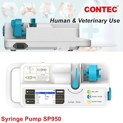 #ad SP950 Medical Syringe Pump Infusion Injection Rate Control LCD Alarm USA ship $319.00