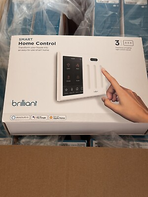#ad Brilliant Smart Home Control 3 Switch Panel $230.00