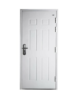#ad Quick Mount Steel Security Door with Frame and Hardware 30 3 4quot; Door Slab $949.05