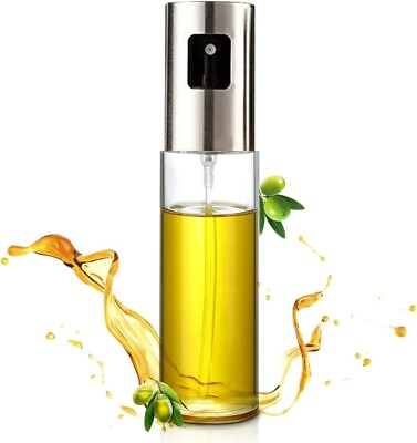 #ad Olive Oil Sprayer Oil Mister Oil Dispenser Bottles Spray 100ml Chrome $18.99