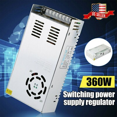 #ad AC 100V 240V TO DC 12V 30A Switch Power Supply Driver Adapter LED Strip Light US $21.89