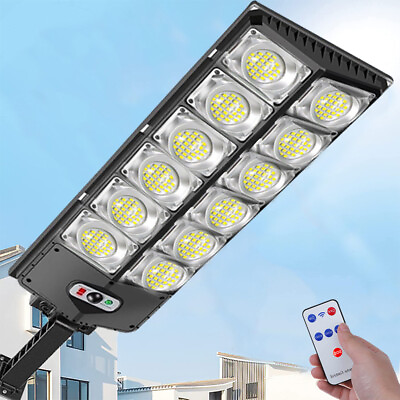 #ad Commercial 1000000LM LED Outdoor Dusk to Dawn Solar Street Light Road Area Lamp $11.99
