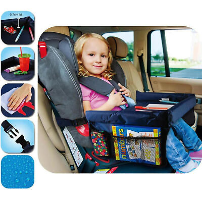 #ad Baby Car Seat Tray Storage Kids Toy Food Water Holder Desk Children Table Safety $17.47