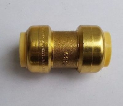 #ad 10 PIECES 3 4quot; X 3 4quot; PUSH FIT COUPLINGS FITTINGS LEAD FREE $28.87