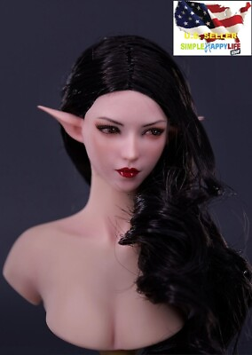 #ad 1 6 Fairy Elf Female Head Detachable Ears For 12quot; Figure phicen YMT079B ❶USA❶ $42.64