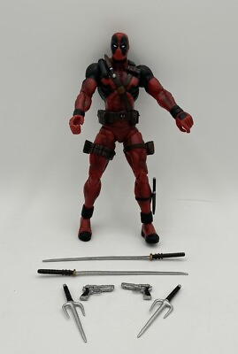 #ad Marvel Deadpool Action Figure Toy 2012 Complete $29.99