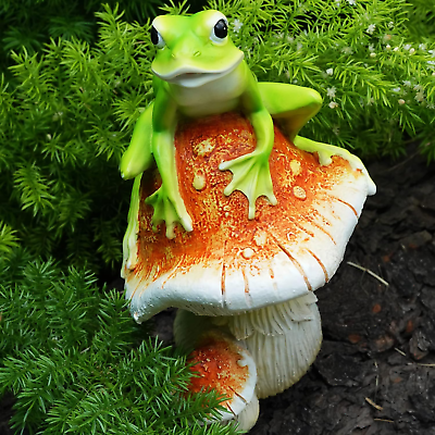 #ad Frog Statues for Garden Outdoor Frog Statues for Garden Decor Frog Ornaments f $34.99