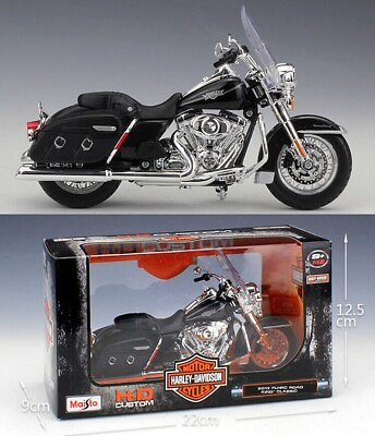 #ad MAISTO 1:12 Harley Davidson 2013 FLHRC ROAD KING CLASSIC MOTORCYCLE MODEL Toy $37.04