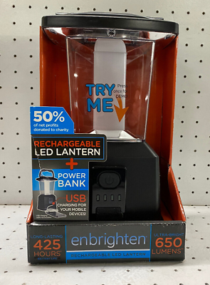 #ad Enbrighten LED Camping Lantern Battery Powered 650 Lumens 425 Hours $35.95