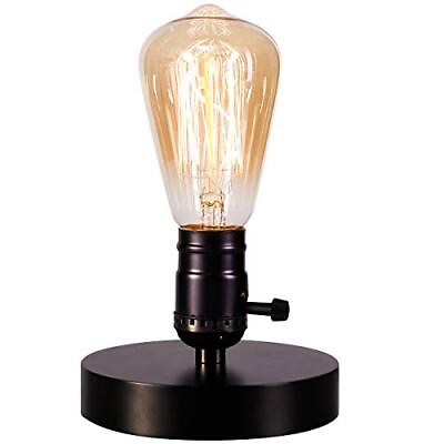 #ad Vintage Lamps Table Lamp Base E26 E27 Industrial Small Desk Lamp With Plug In Co $16.65