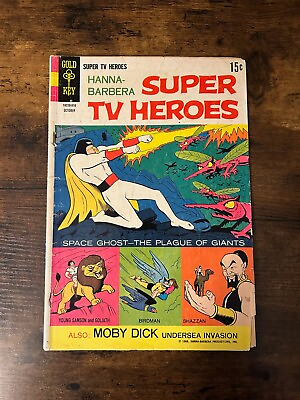#ad Hanna Barbera Super TV Heroes #3 Gold Key Comics Oct 1968 2.0 GD Space Ghost $29.99
