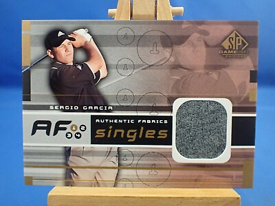 #ad SP Game Used Golf 2003 Authentic Fabrics AF Singles Sergio Garcia $6.49
