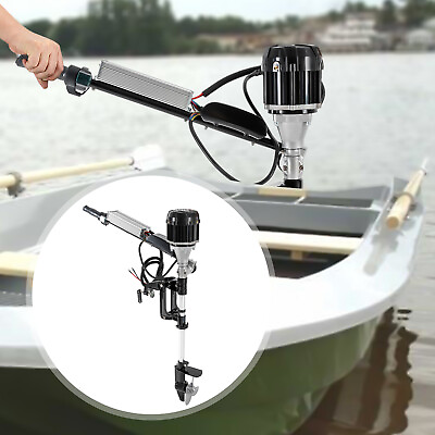#ad 1000W Electric Outboard Motor Aluminum Alloy Trolling Motor Boat Engine 48V $318.00