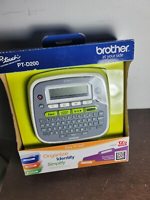 #ad Brother P Touch Easy To Use Label Maker PT D200 BRAND NEW IN BOX $39.99