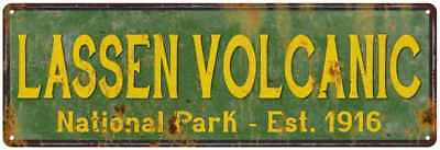#ad Lassen Volcanic National Park Rustic Metal Sign Cabin Decor 106180057049 $49.95