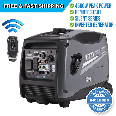 #ad Pulsar 4500 Watts Portable Inverter Generator w Electric amp; Remote Start G450RN $799.99