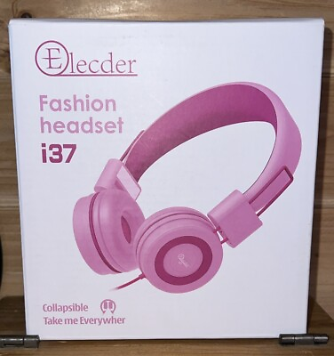 #ad Elecder i37 Kids Adjustable On Ear Headphones $14.95