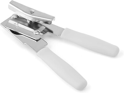 #ad Swing A Way Can Opener Compact Manual Steel With White Cushion Grips Kitchen NEW $15.98