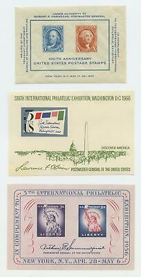 #ad Dealer Dave Stamps 1947 CIPE 1956 FIPEX 1966 SIPEX SOUVENIER SHEETS $3.89