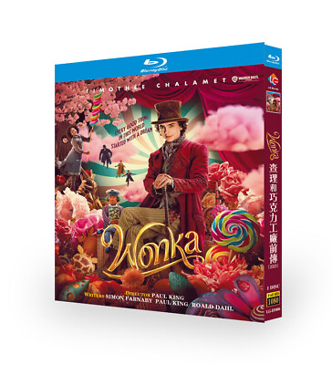 #ad Wonka 2023 : English Comedy Drama Movies Blu ray BD Newamp;Sealed Box Set $15.90