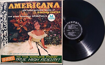 #ad Jay Gordon 33rpm LP Vinyl 12 inch Tops Records #L1623 Americana $15.99