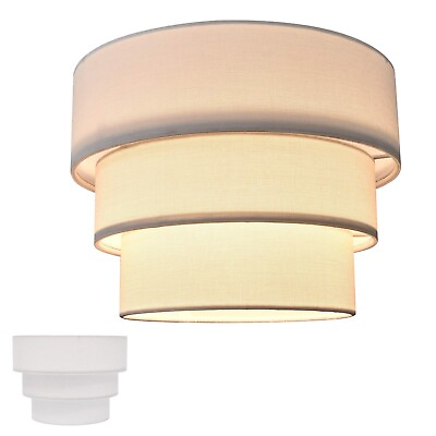 #ad Lamp Shades for Floor Lamps 13x9x9.8 inch Drum Lampshade for Table Lamp Fabr... $66.06