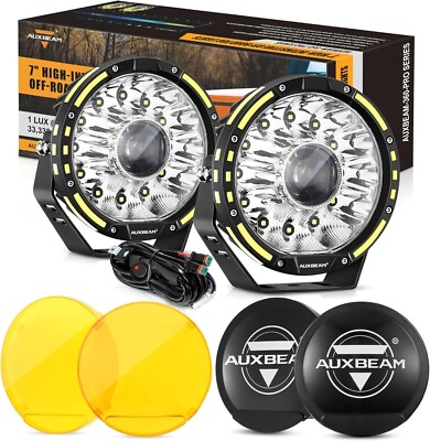 #ad AUXBEAM 7 inch 360 PRO LED Work Light Bar Combo Fog Lamp Offroad DrivingCovers $239.79