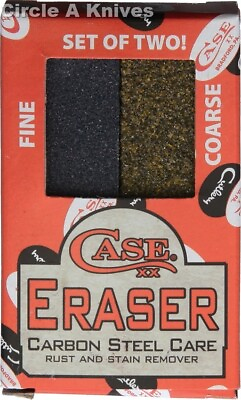 #ad CASE XX RUST ERASER SET FINE amp; COARSE #CAE01 MADE IN GERMANY $13.99