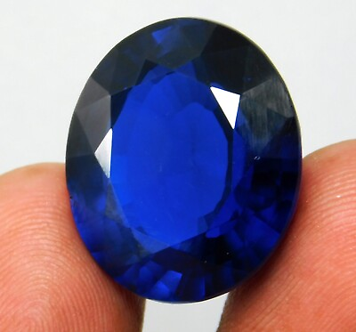 #ad #ad Natural 34.60 Ct Certified Ceylon Blue Sapphire Oval Cut Loose Gemstone $129.55