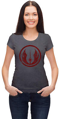 #ad BSW Women#x27;s The Star Jedi Order Vintage Style Logo Shirt $14.99