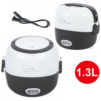 #ad Portable Electric Heating Lunch Box Food Heater Bento Warmer Container 1.3L NEW $16.96