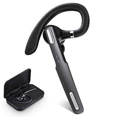 #ad Bluetooth Headset Wireless Bluetooth Earpiece V5.0 Hands Free Earphones with... $54.58