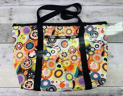 #ad LeSportsac Deluxe Everyday Tote Floral Print Multicolored $29.99