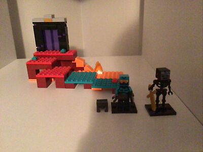 #ad Lego Minecraft Nether Lot Set 21172 And 21185 *Incomplete* $29.99