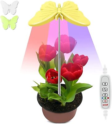 #ad LED Grow Light Potted Plant Growing Lamps Dimmable Indoor Desk Hydroponic Flower $10.07