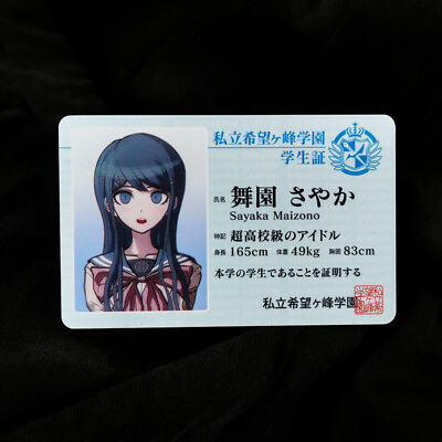 #ad Danganronpa Maizono Sayaka ID Card Limited Student Card Anime Cosplay Prop Gift $18.99