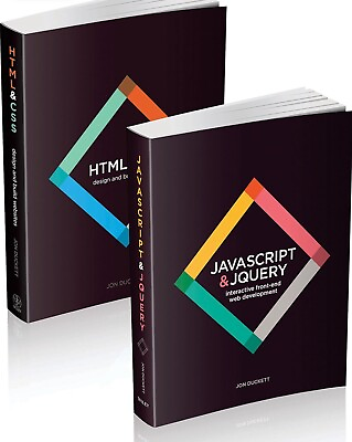 #ad Web Design with HTML CSS JavaScript and JQuery Set by Jon Duckett Paperback $15.00