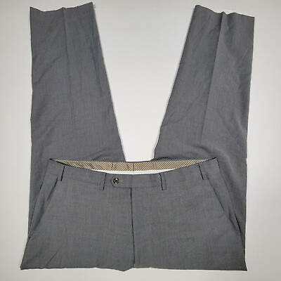 #ad Lauren Ralph Lauren Flat Front Dress Pants Gray Checked 38x32 $15.00