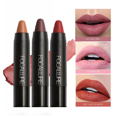 #ad Waterproof Long Lasting Lipstick Matte Color Gloss Liquid Makeup Velvet Lip $6.79