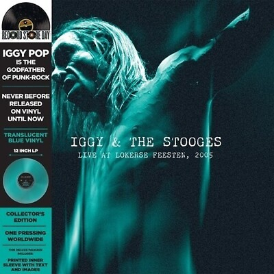 #ad Iggy amp; The Stooges Live At Lokerse Feesten 2005 RSD 2024 Blue Colored Vinyl LP $22.94